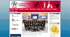 Desktop Screenshot of holstebro-volleyball.dk